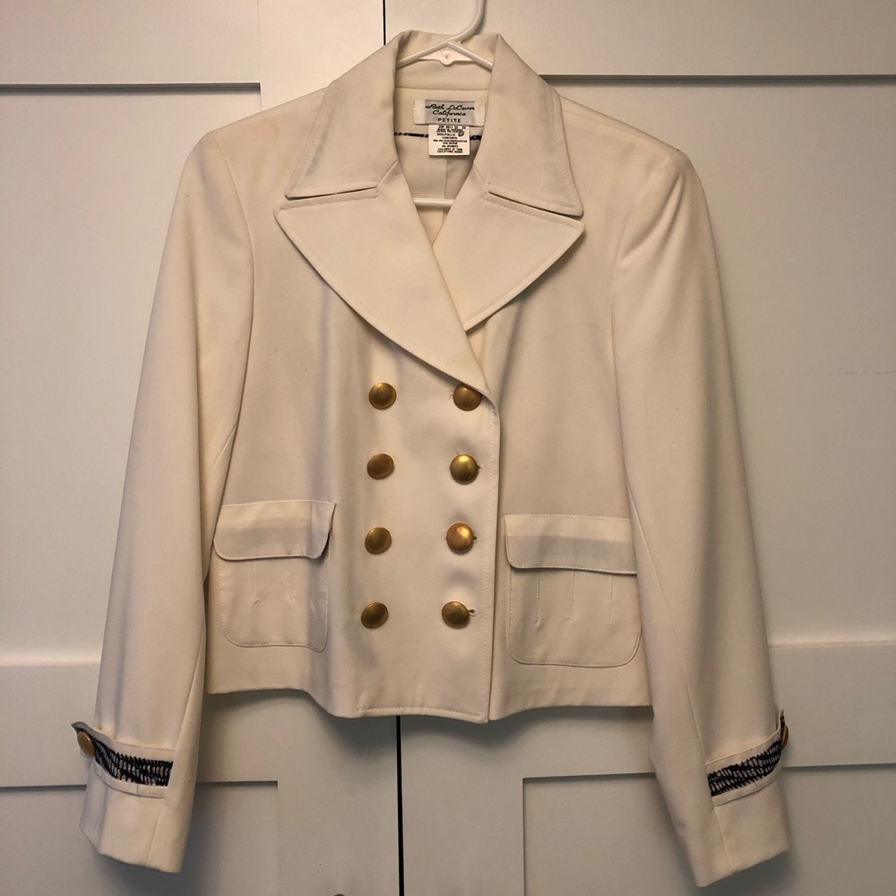 Crisp nautical blazer anchor⚓️